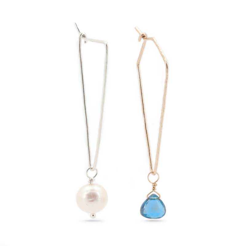 Earring Charm - Peacock Pearl