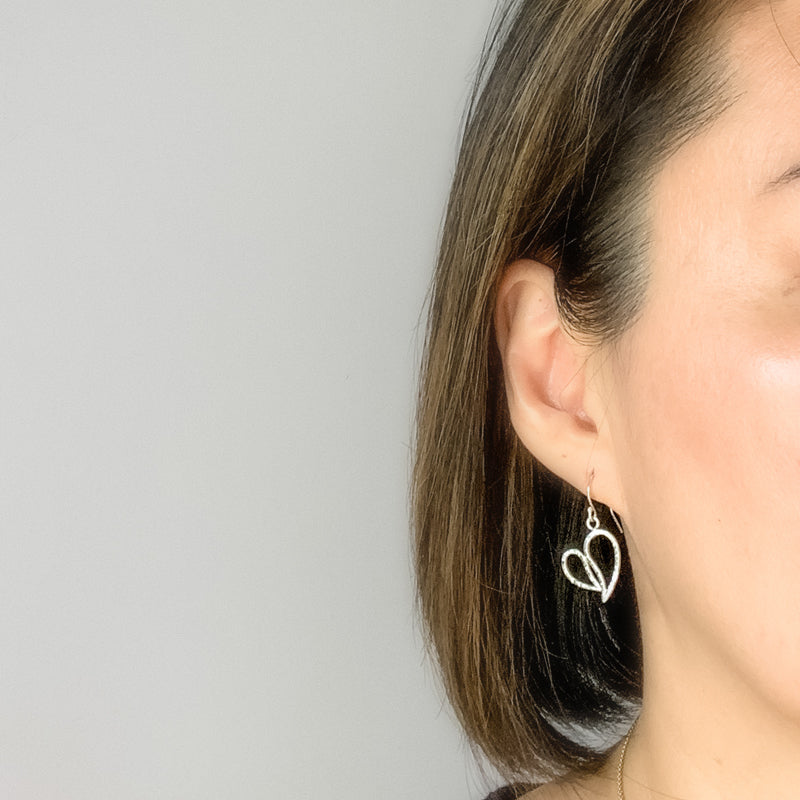 Heart shaped earrings