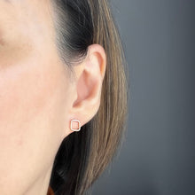 Asymmetric Square and Rectangle Earrings
