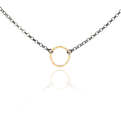 Organic Circle Choker Necklace - Wobbly Choker