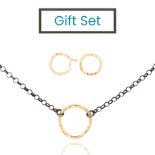 WOBBLY Choker Necklace and Post Earrings Gift Set