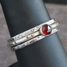 Dainty Garnet Ring