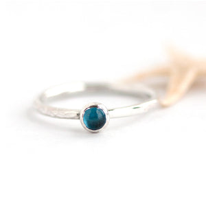 Blue Topaz Stackable ring
