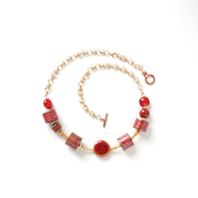 Peaceful Piece - Hill Tribe Beads and 14k Gold-filled Necklace  - Ann Friedman Collection