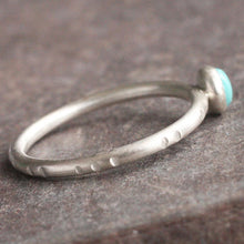 Silver-Blue-Turquoise-Stack-Ring