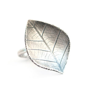 Silver-Leaf-Ring