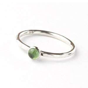 Silver-and-Green-Tourmaline-Stacking-Ring