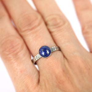 Stackable-Lapis-and-Silver-Ring
